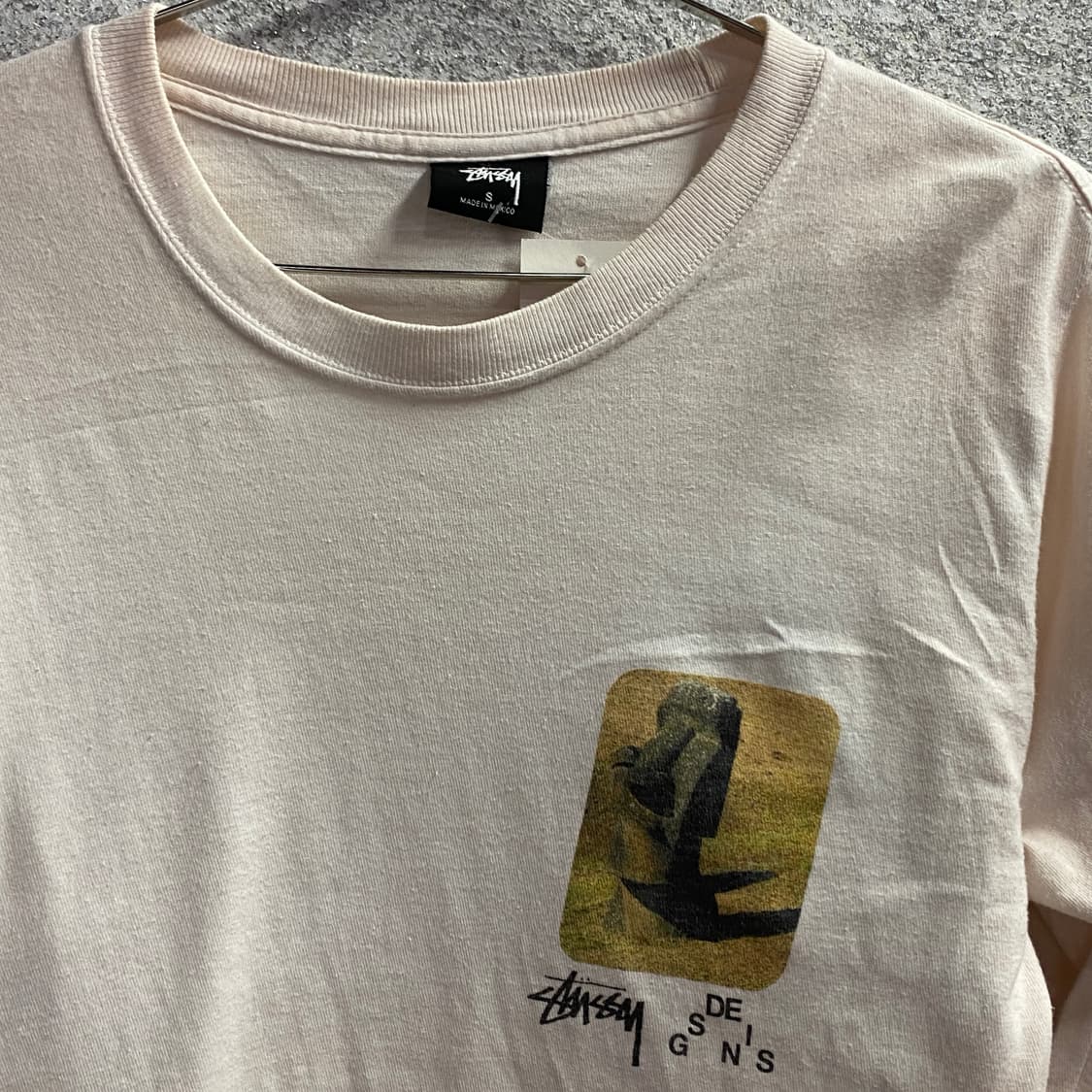 스투시 모아이 컬러블록 롱슬리브 B4314 상품이미지3