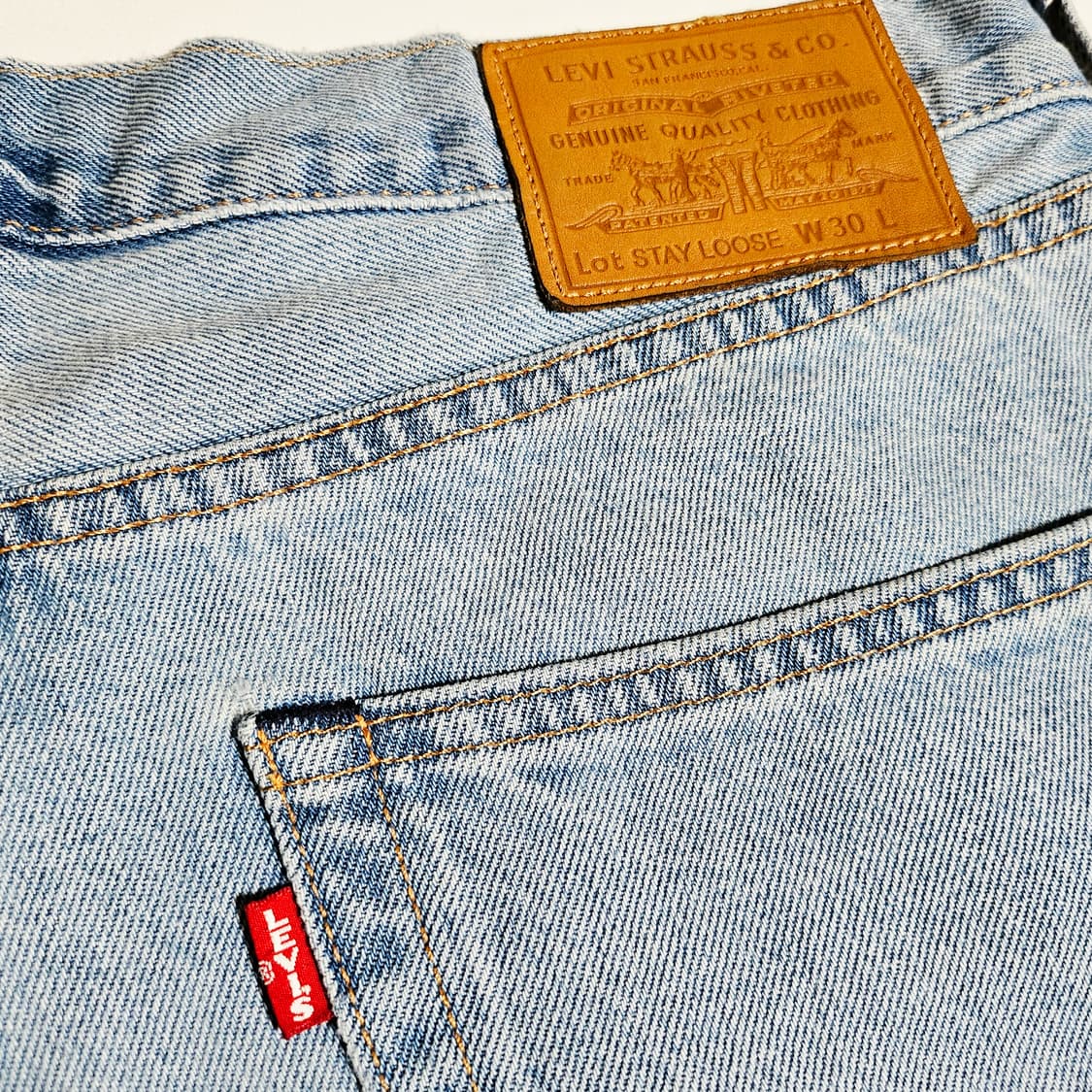 리바이스 빅E 스테이 루즈핏 데님 크롭 진 상품이미지5