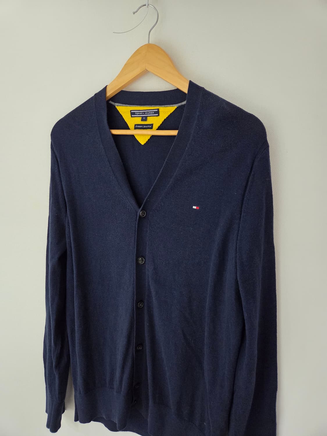 타미힐피거 프리미엄 울 네이비 가디건(100사이즈) 상품이미지3