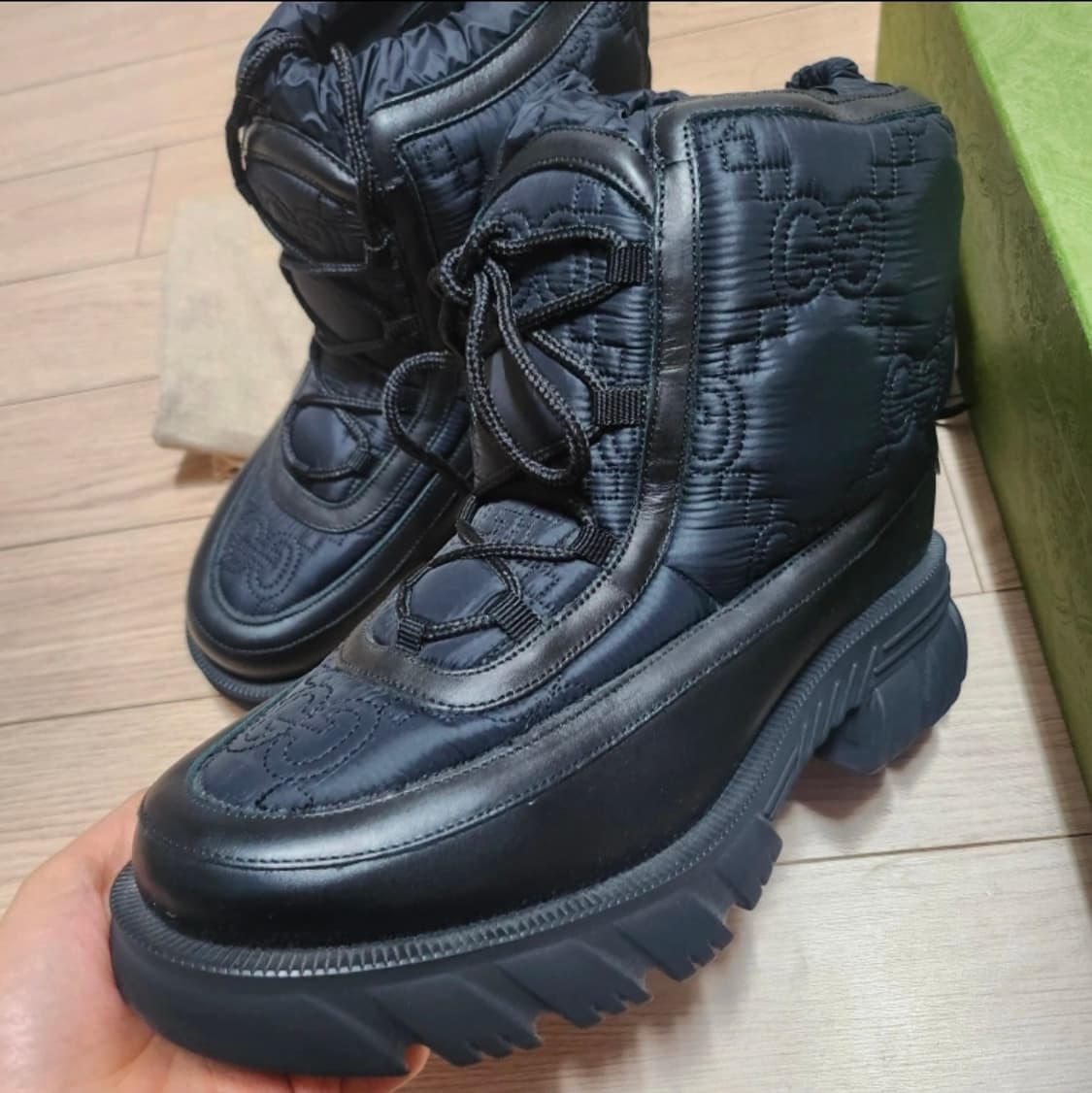 구찌 패딩앵클부츠(새상품) 상품이미지3