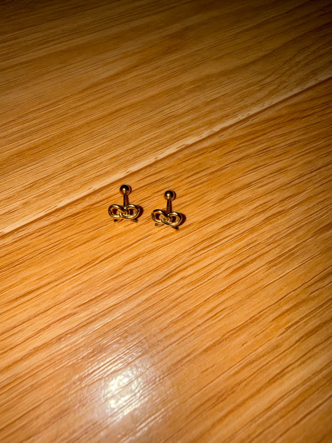 14K 리본 귀걸이 상품이미지1