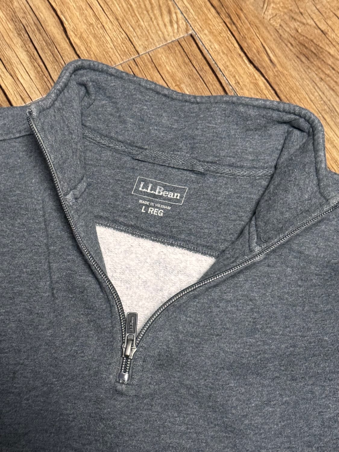 [L] 엘엘빈 기모 반집업 맨투맨 상품이미지5