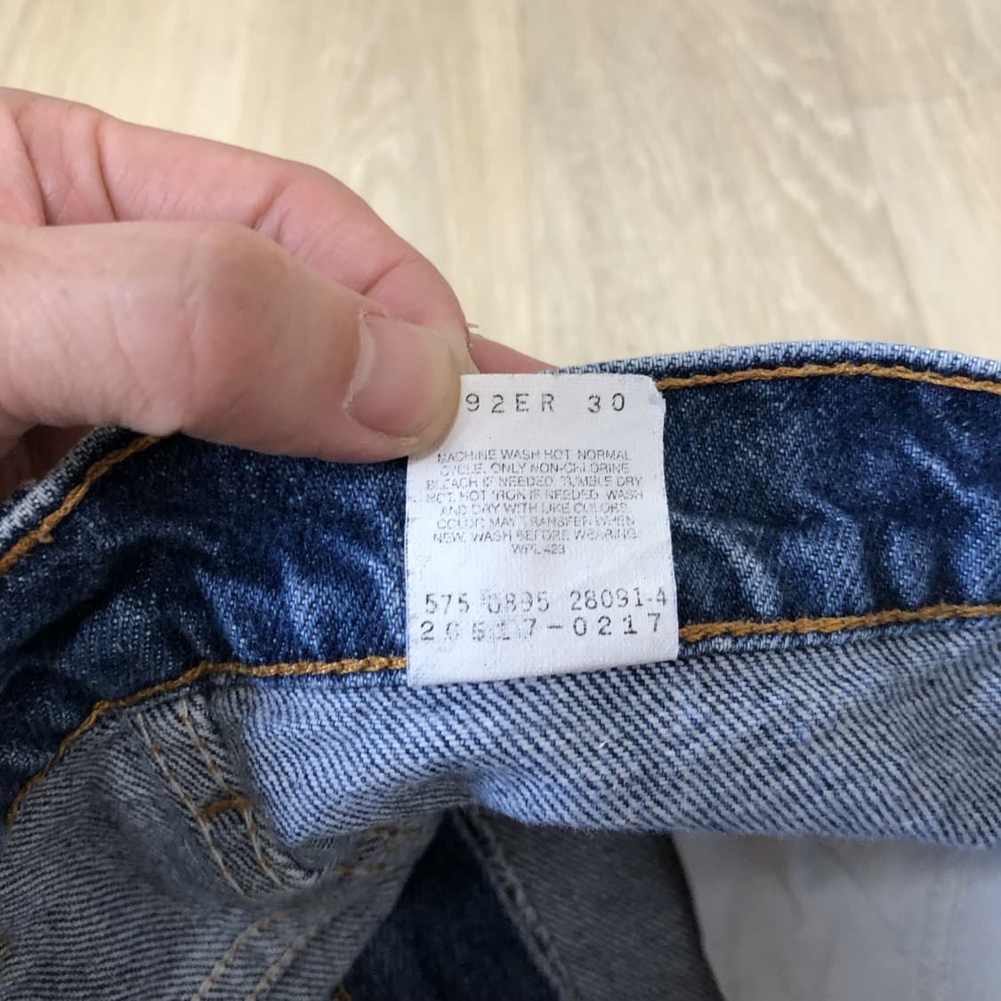 (32) 90's 리바이스 Levi's 517 미국 오렌지탭 부츠컷 데님 상품이미지7