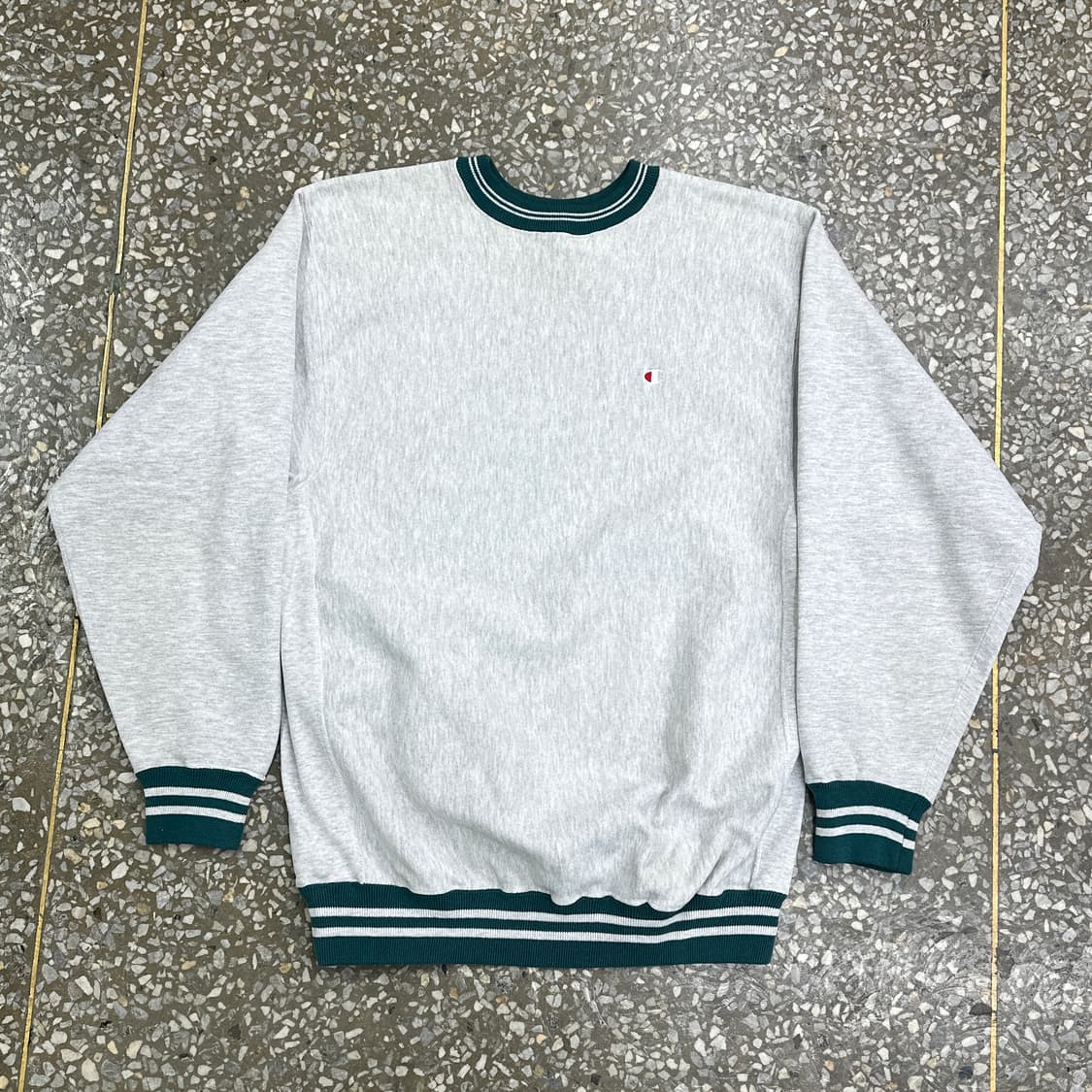 90s USA 챔피온 리버스위브 링거 스웻셔츠 XL 상품이미지1