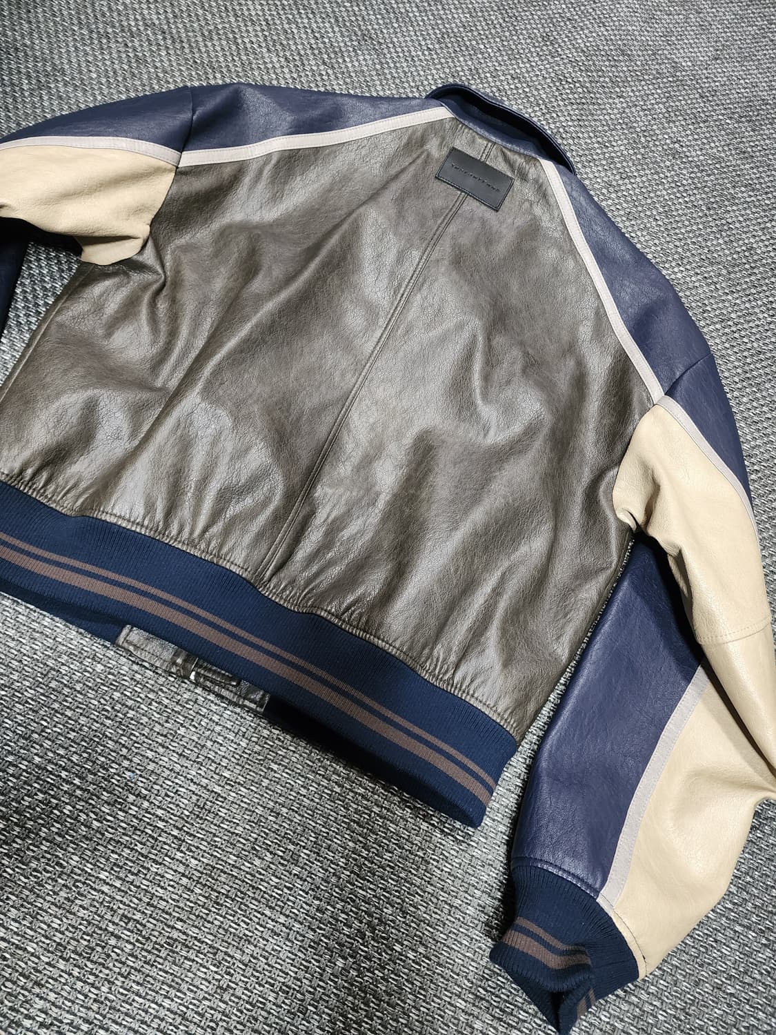 인스턴트펑크 레더 블루종 자켓 상품이미지8