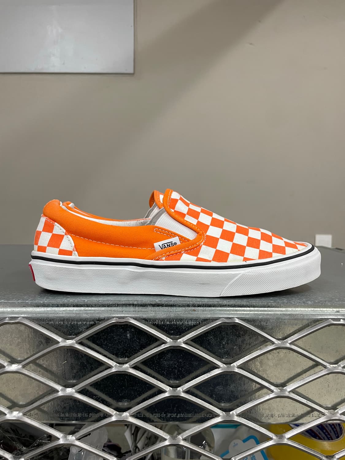 반스 슬립온 체커보드 띠어리 오렌지 245 상품이미지4