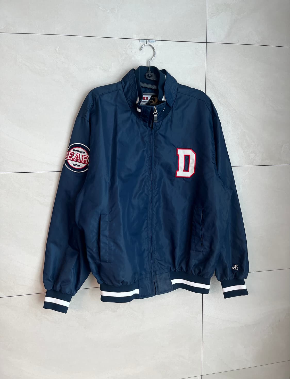 두산베어스 네포스 야구 자켓 점퍼 네이비 [100] 상품이미지2