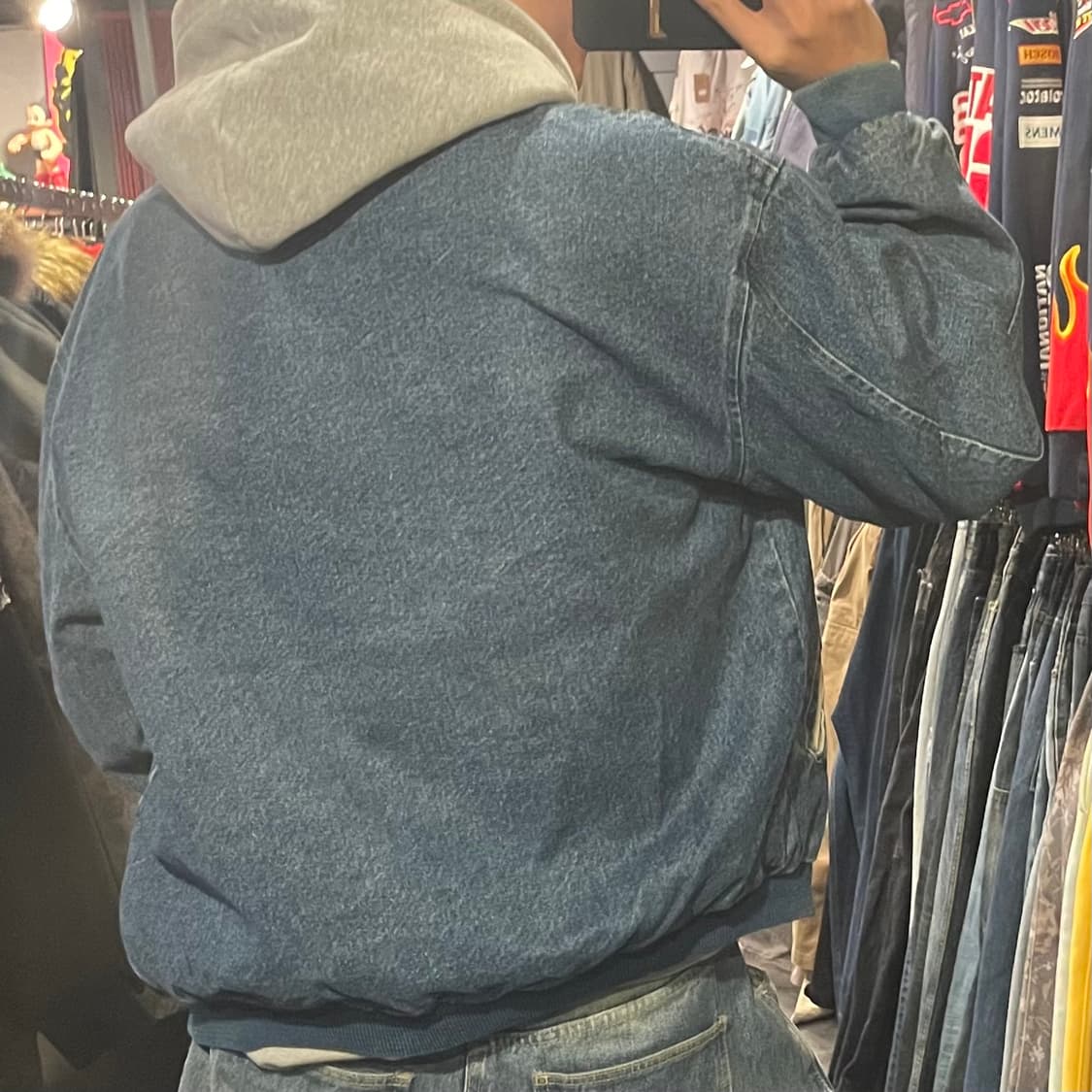 [IM] VTG 데님 바시티 자켓 상품이미지7