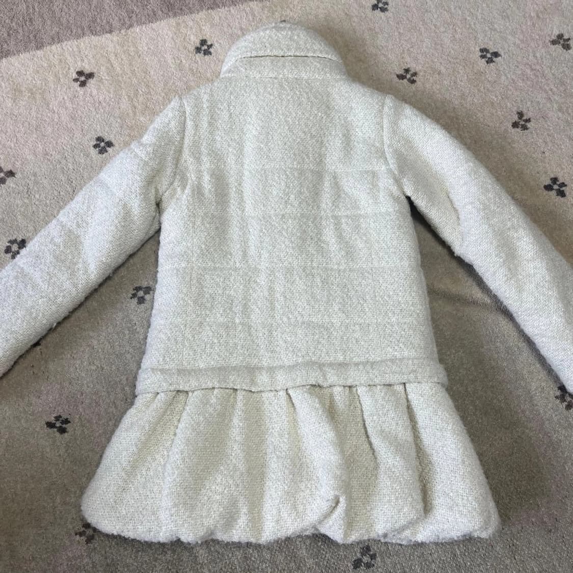 리즈리사 3연리본 코트 패딩 달천깔 히메갸루 라떼갸루 상품이미지4