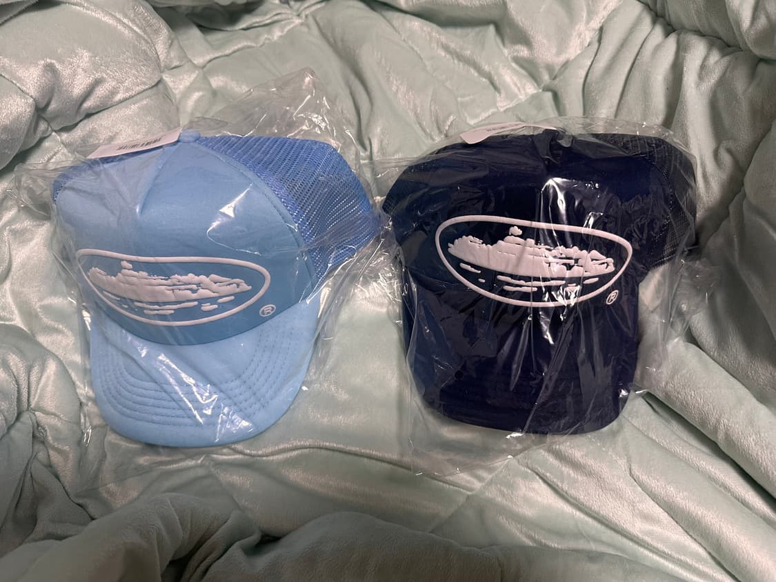 코르테이즈 매쉬 캡 하늘색, 남색 상품이미지1