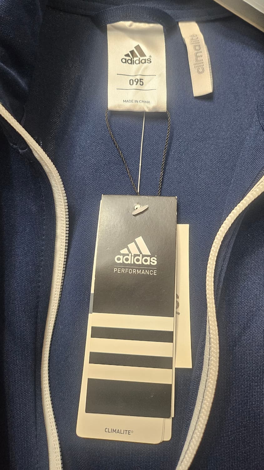 (90~95) ♡미착용♡ 아디다스 에센셜 [네이비] 트랙탑져지 상품이미지2