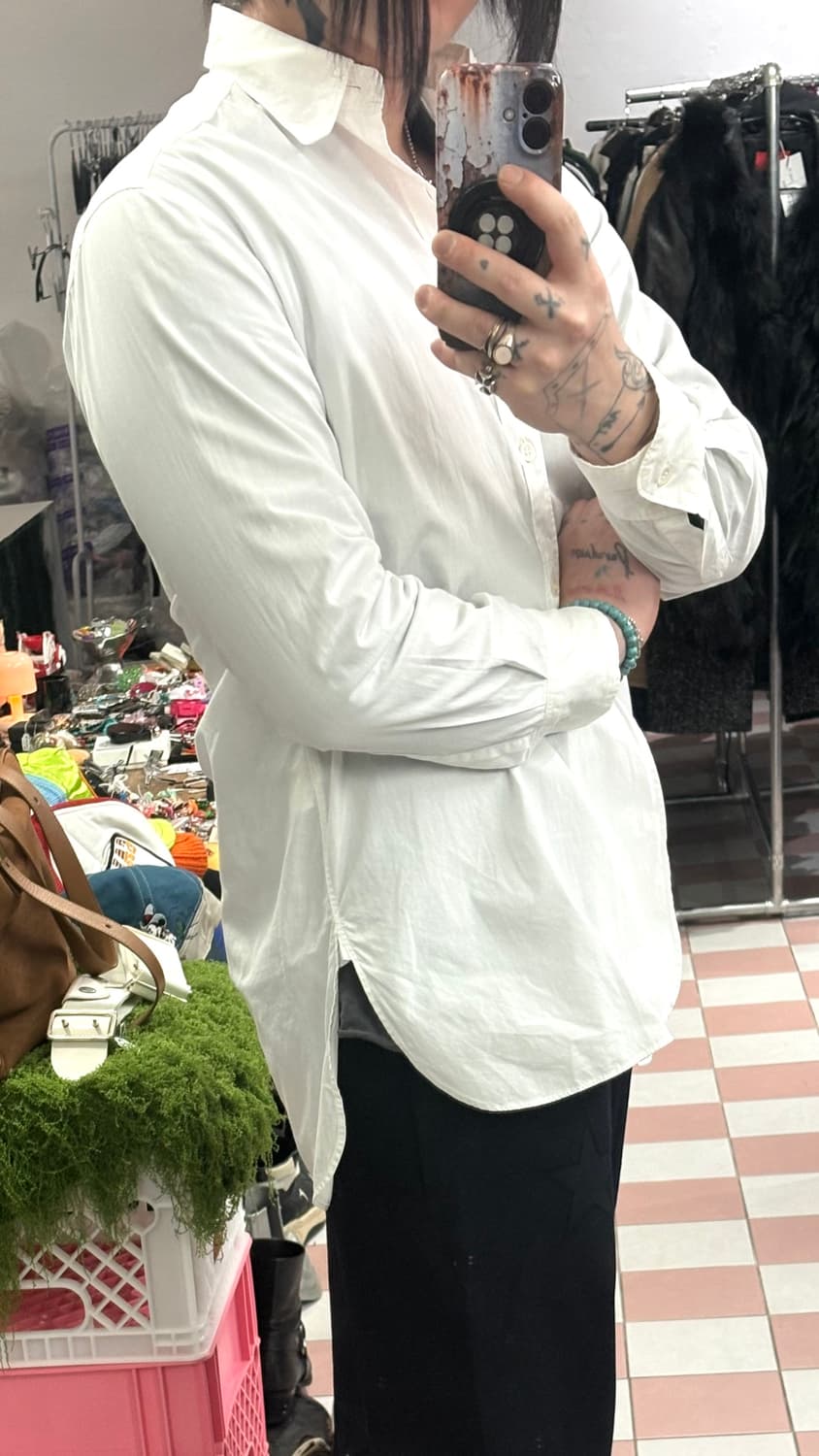 TTF✳️90-00's 요지야마모토 비대칭 셔츠 상품이미지1