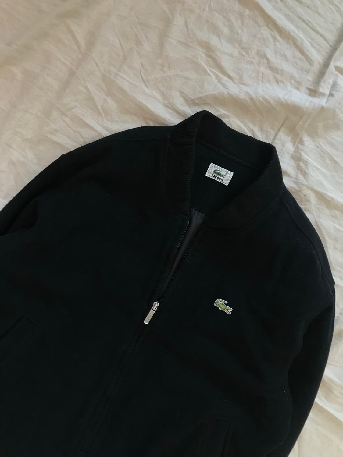 (주)서광 라코스테 올드스쿨 봄버 모직 자켓 상품이미지6