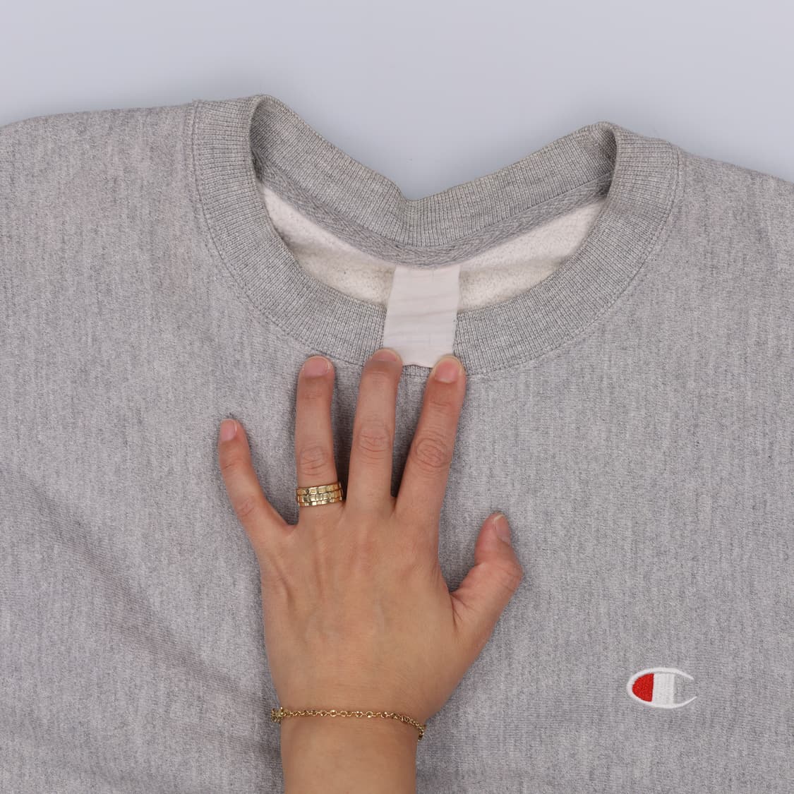 실측확인 챔피온 맨투맨 0427H1 상품이미지3