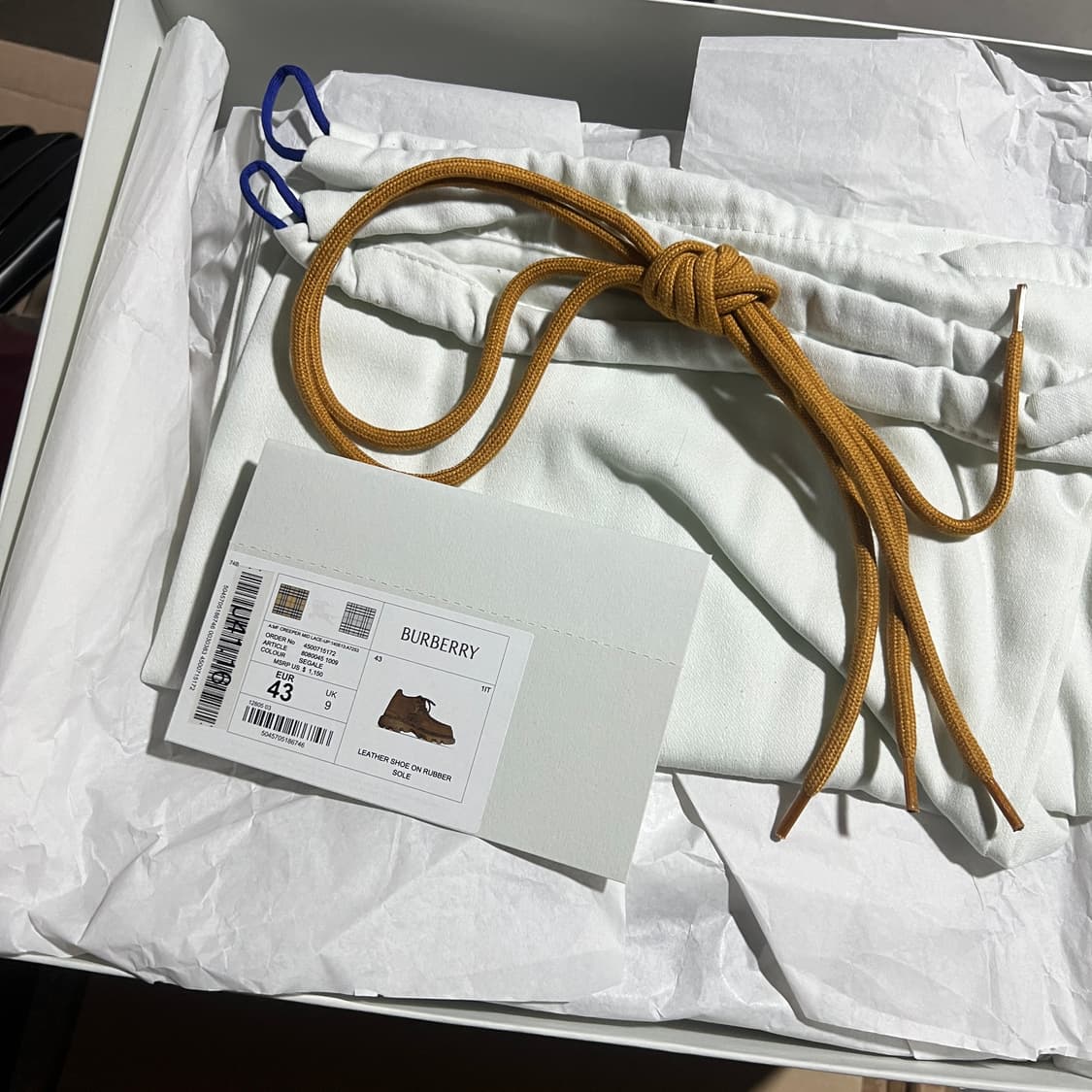버버리 스웨이드 크리퍼 슈즈 브라운 상품이미지2