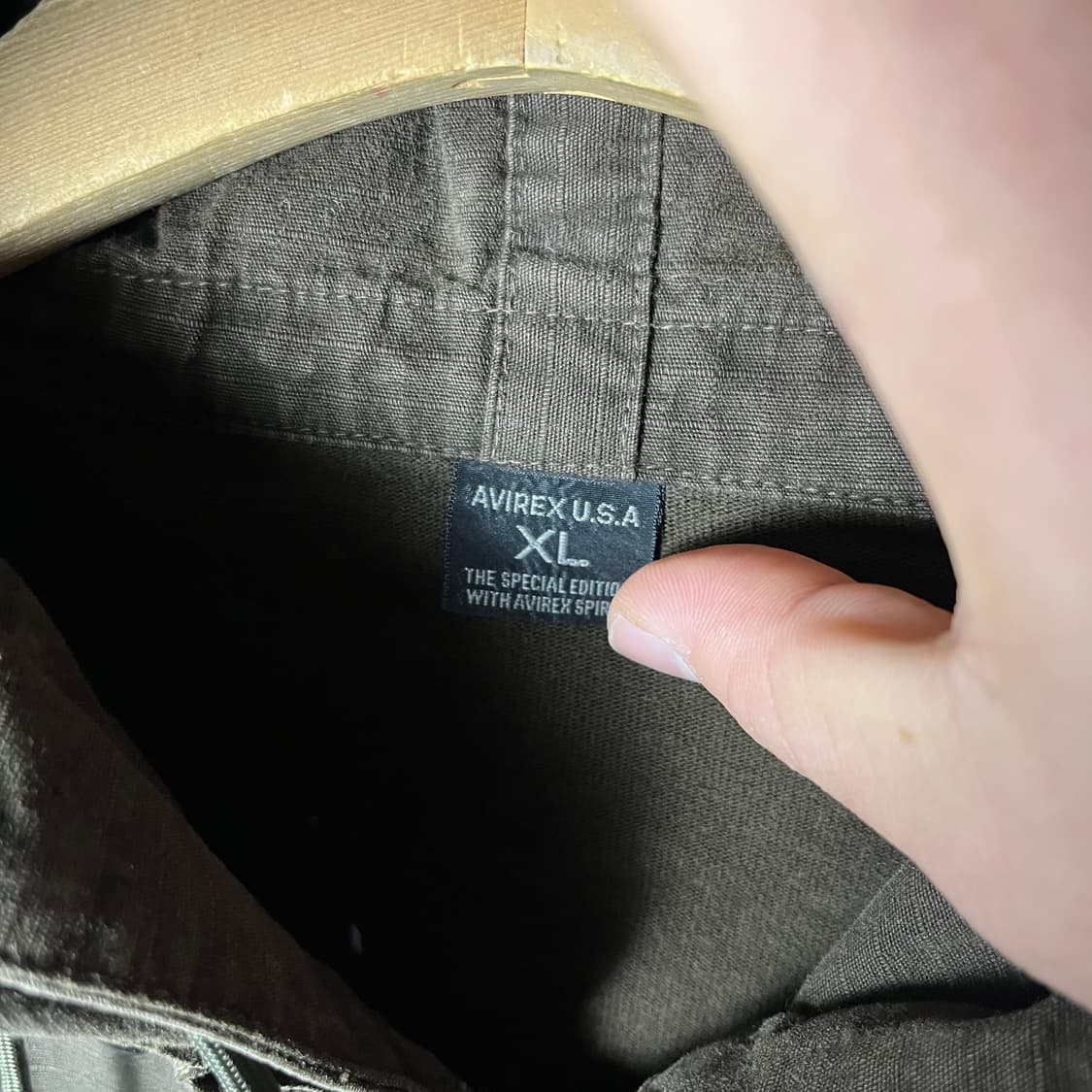 [Avirex] 아비렉스 USA 해체주의 그런지 후드집업 상품이미지5