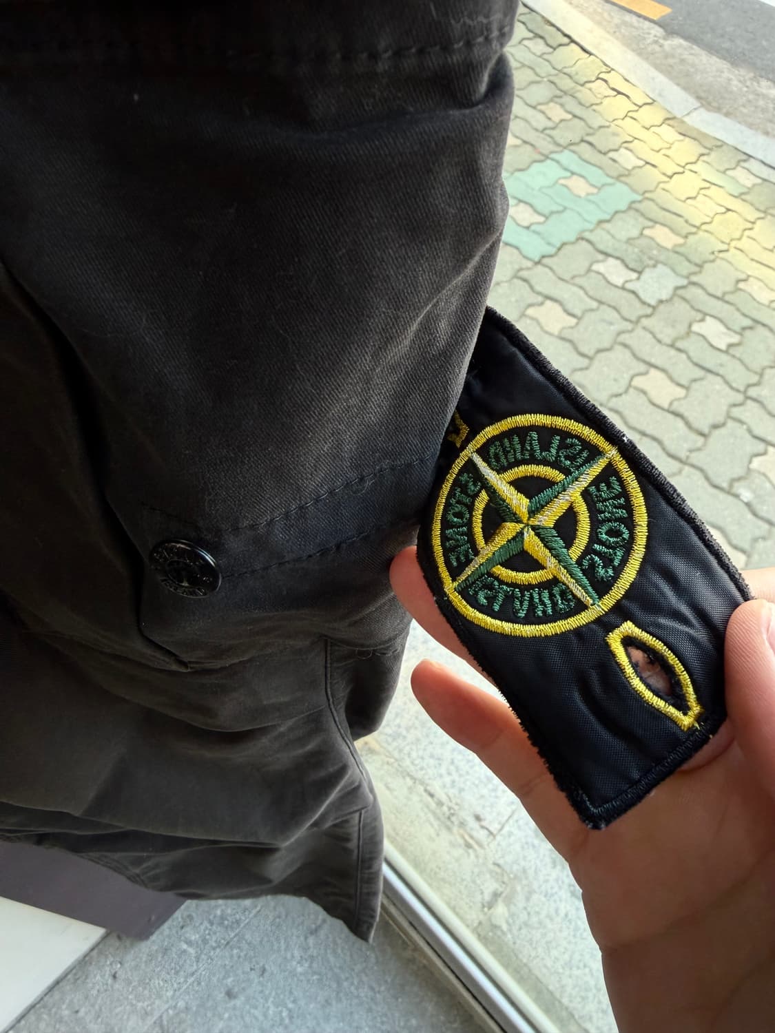 32~33/ 스톤아일랜드 와펜패치 클래식 카고팬츠 상품이미지6