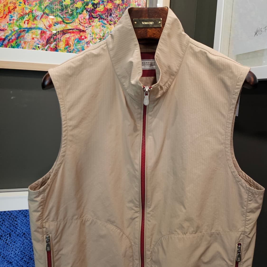 브루넬로 쿠치넬리 베이지 신상 베스트 상품이미지2