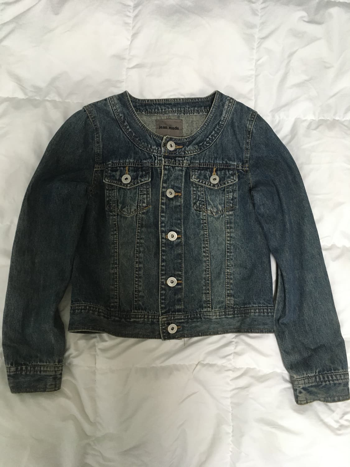 코이세이오st 일본빈티지 모리걸 무카라 청자켓 상품이미지1