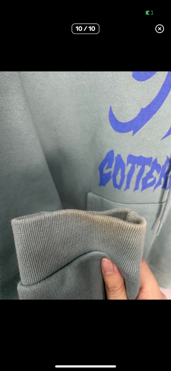 아카이볼드 X 가터 갤러리 SAY NO 후드티 A3328 상품이미지10