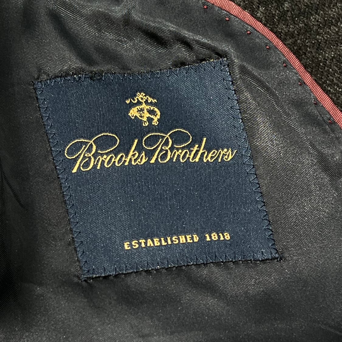 브룩스브라더스 체크 울코트 s09828 상품이미지6