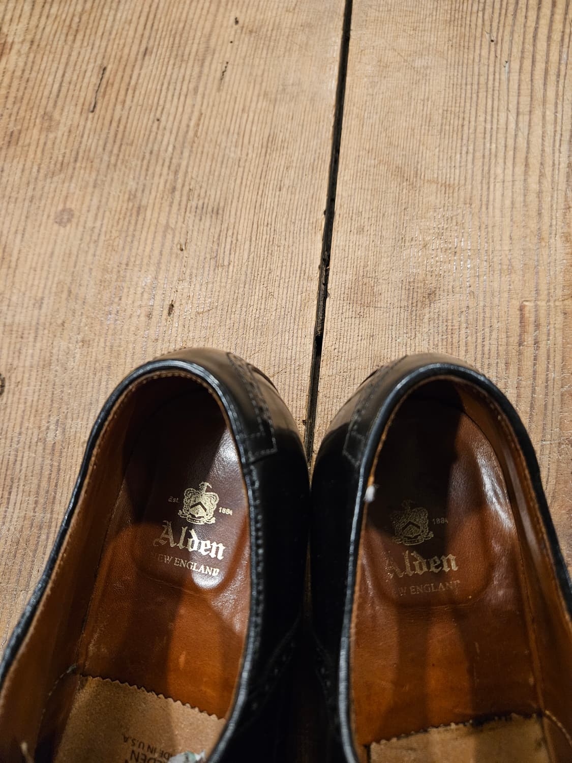 알든 옥스포드블랙 코도반 새들슈즈 상품이미지4