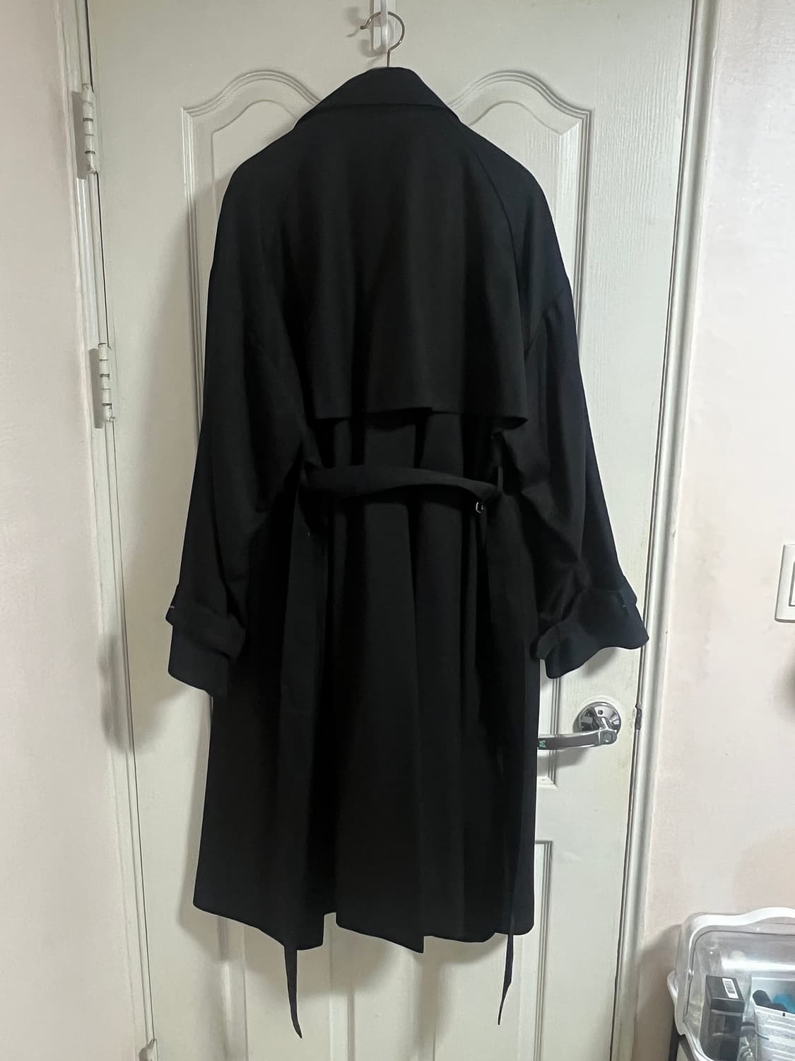 포커페이스 21 F/W 모피어스 트렌치 코트 블랙 46사이즈 상품이미지5