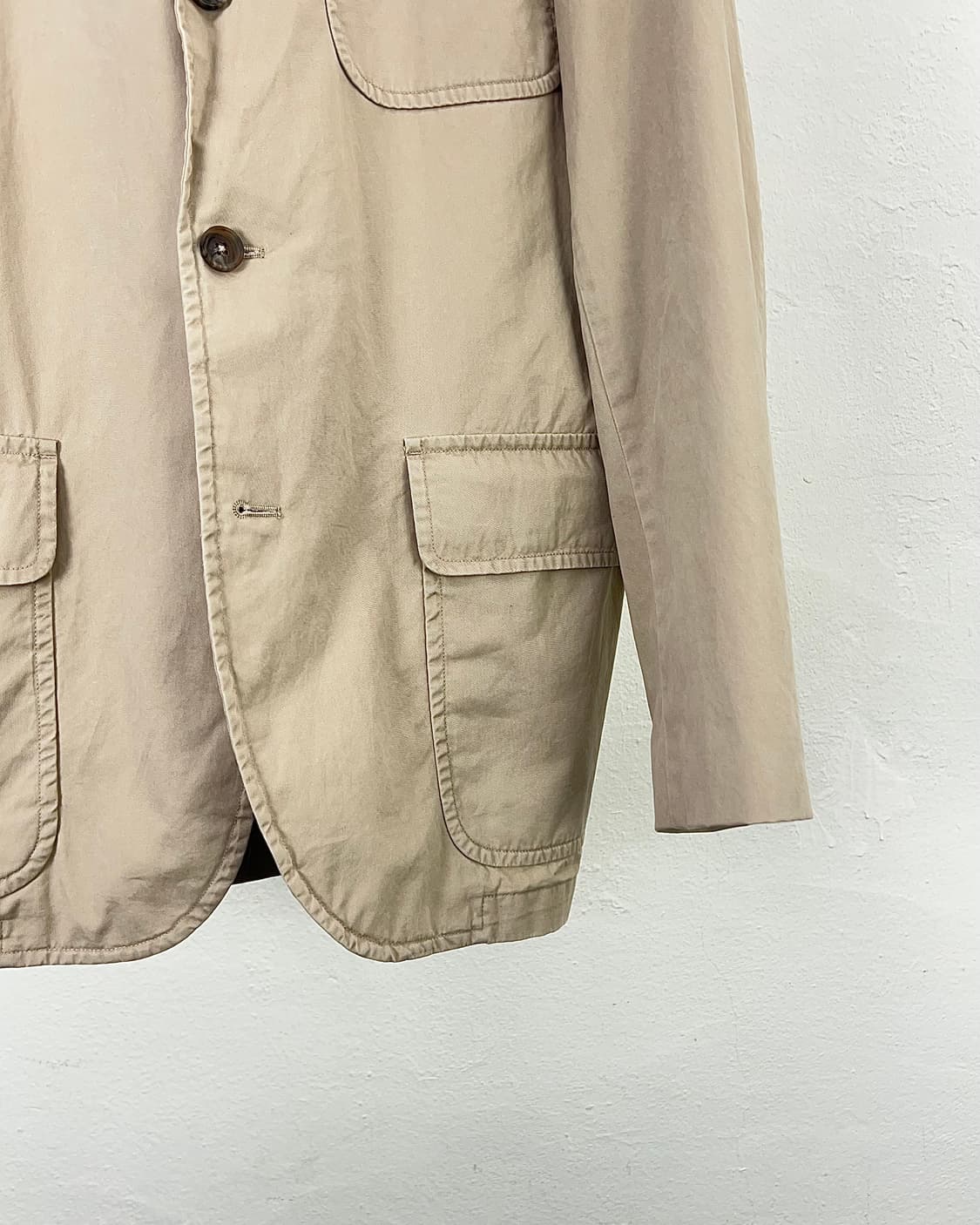 폴로 랄프로렌 베이지 피마 코튼 치노 3b 블레이저 상품이미지5