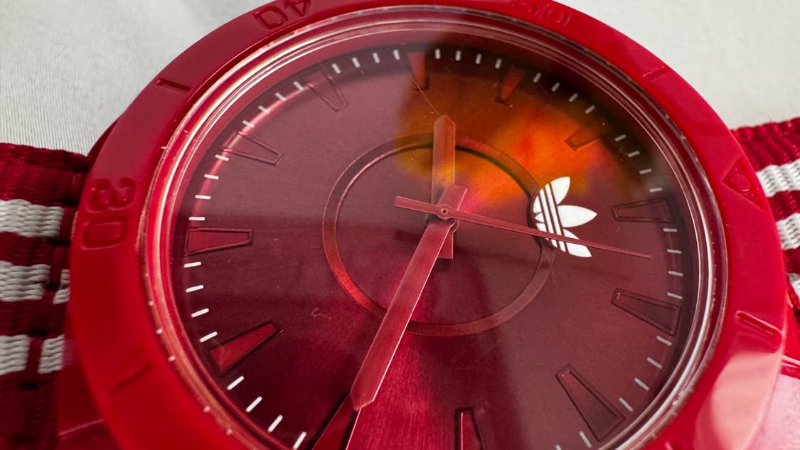 Adidas 아디다스 산티아고 ADH2661 레드 세줄 손목시계 상품이미지9