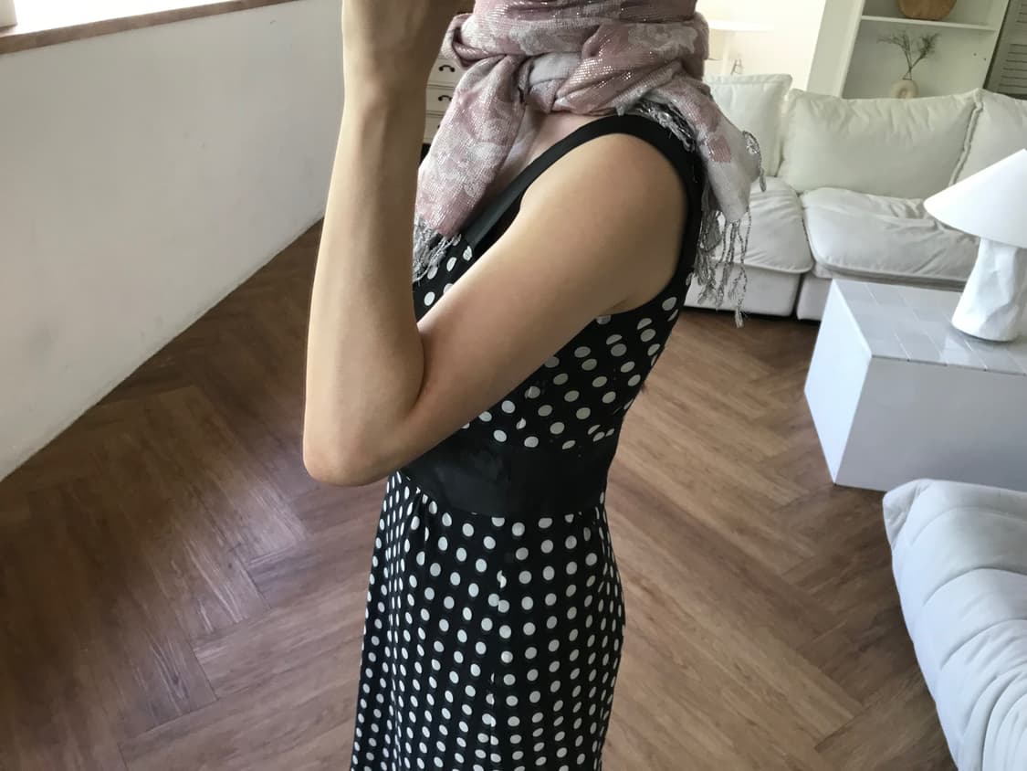 vintage pink scarf 상품이미지3