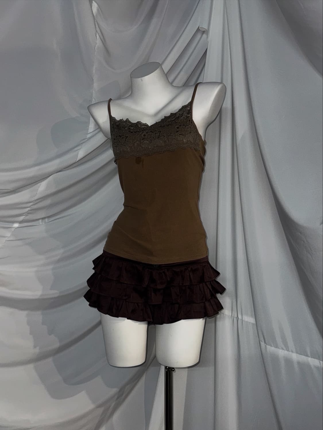 핀터 브라운 빈티지 프레피 코디세트  상품이미지3