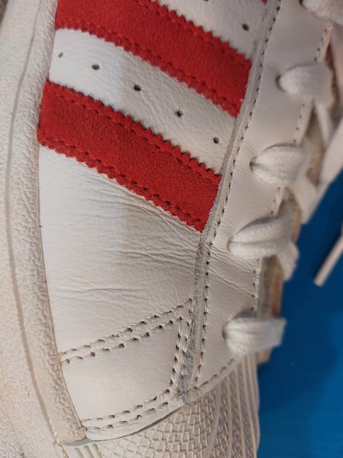 아디다스 슈퍼스타 액티브 레드 색상 남성 245mm 상품이미지10