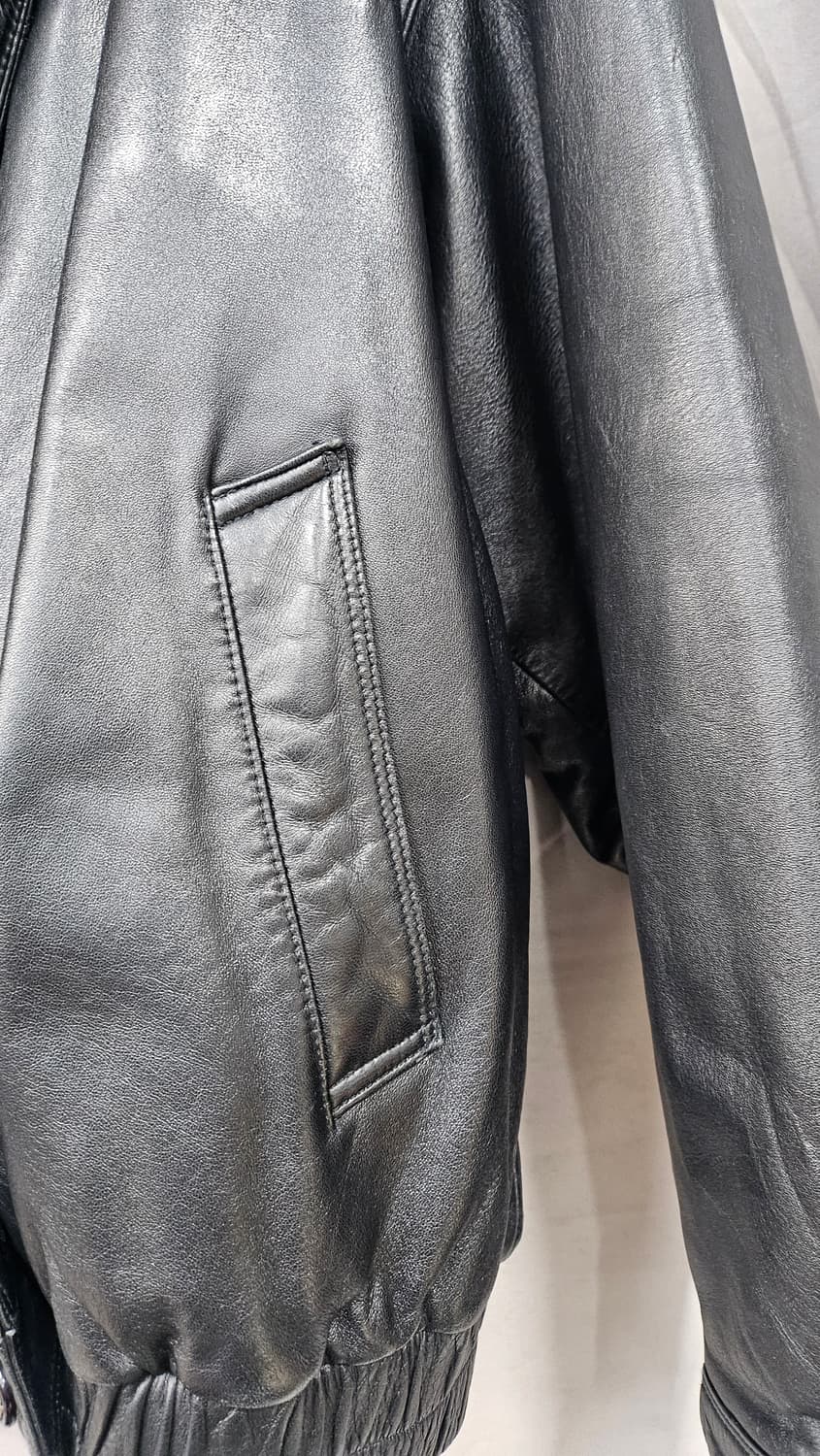 이태리   양가죽 밍크 카라 자켓  상품이미지5