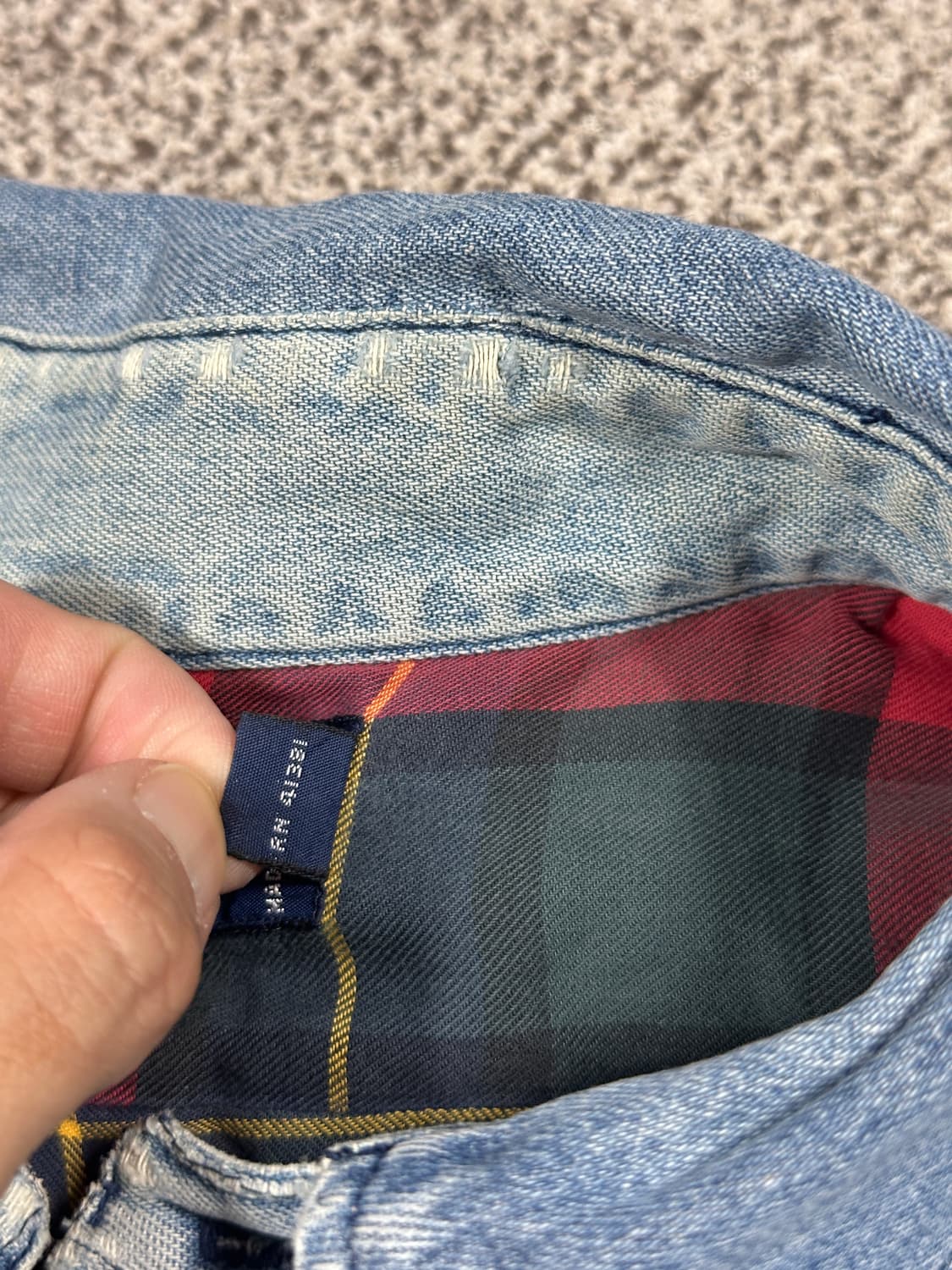 폴로 데님셔츠 XL 상품이미지6