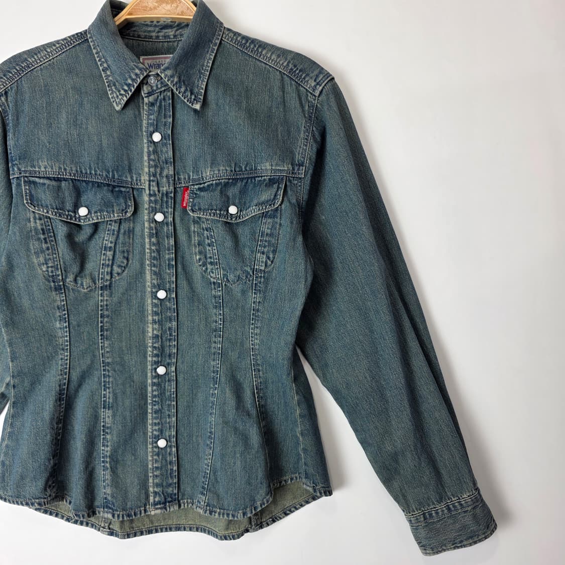  wrangler 데님 남방 상품이미지3