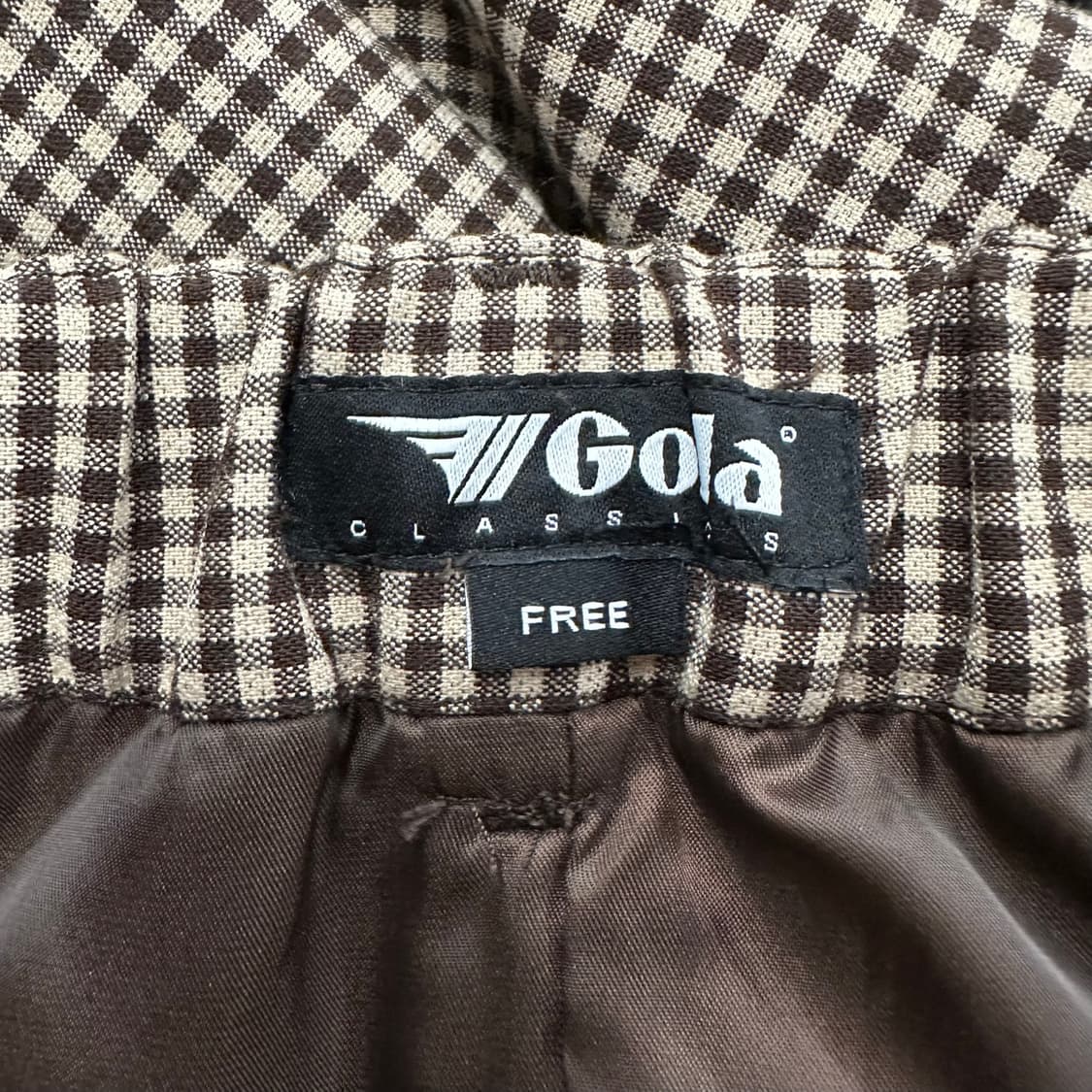 [ 정품/F ] Gola 체크 블루종 자켓 미니 스커트 세트 b15 상품이미지8