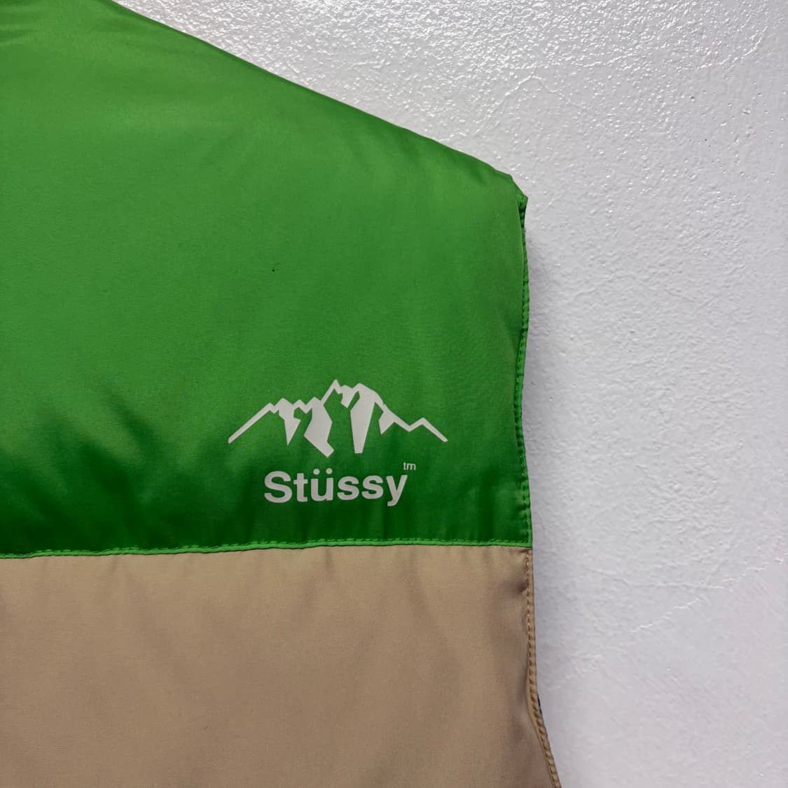 00S 스투시 컬러블럭 다운 베스트 상품이미지4