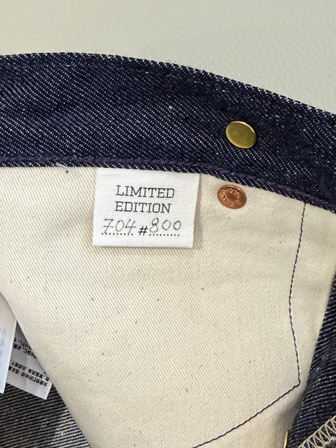 Levi’s 1910 Lot 333 한정판 W30 L34 상품이미지3