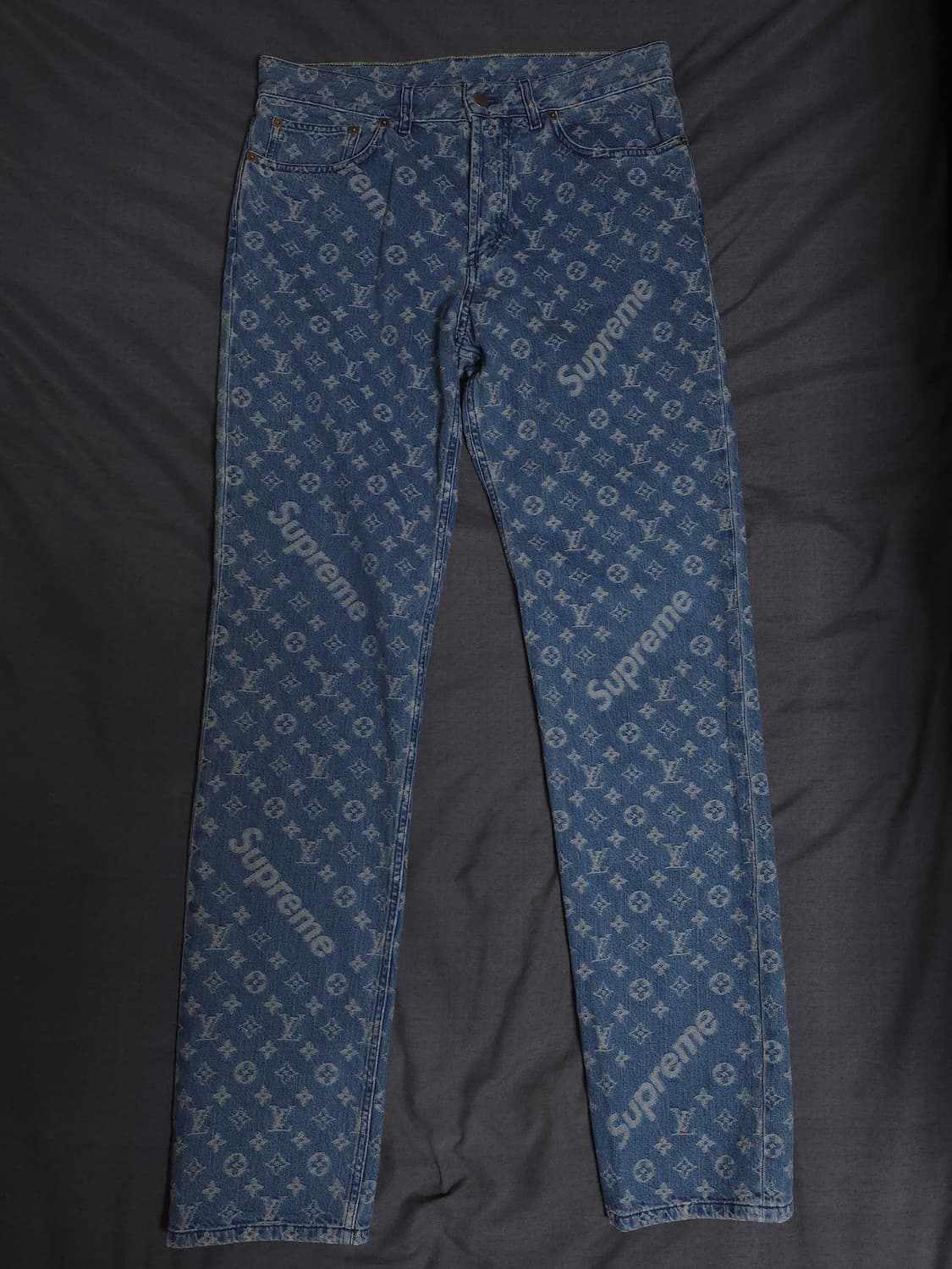 [31] 슈프림 루이비통 모노그램 데님팬츠 상품이미지2