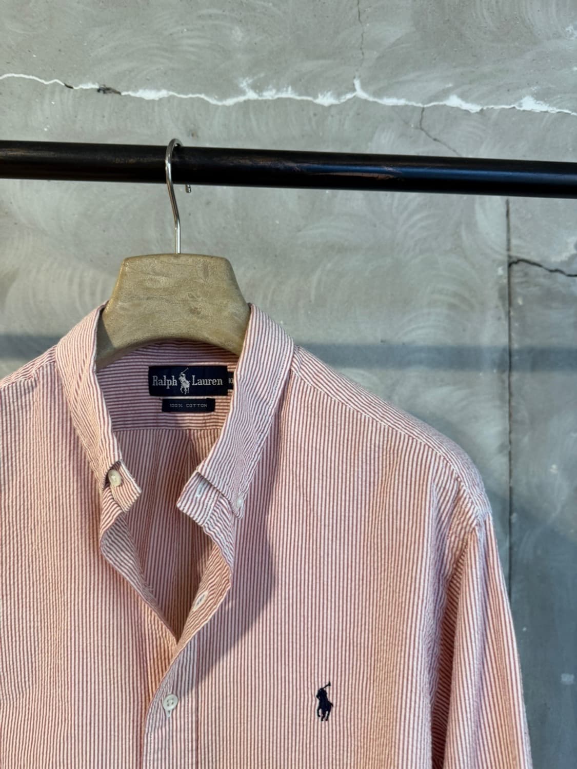 폴로 랄프로렌 시어서커 셔츠 100 상품이미지7