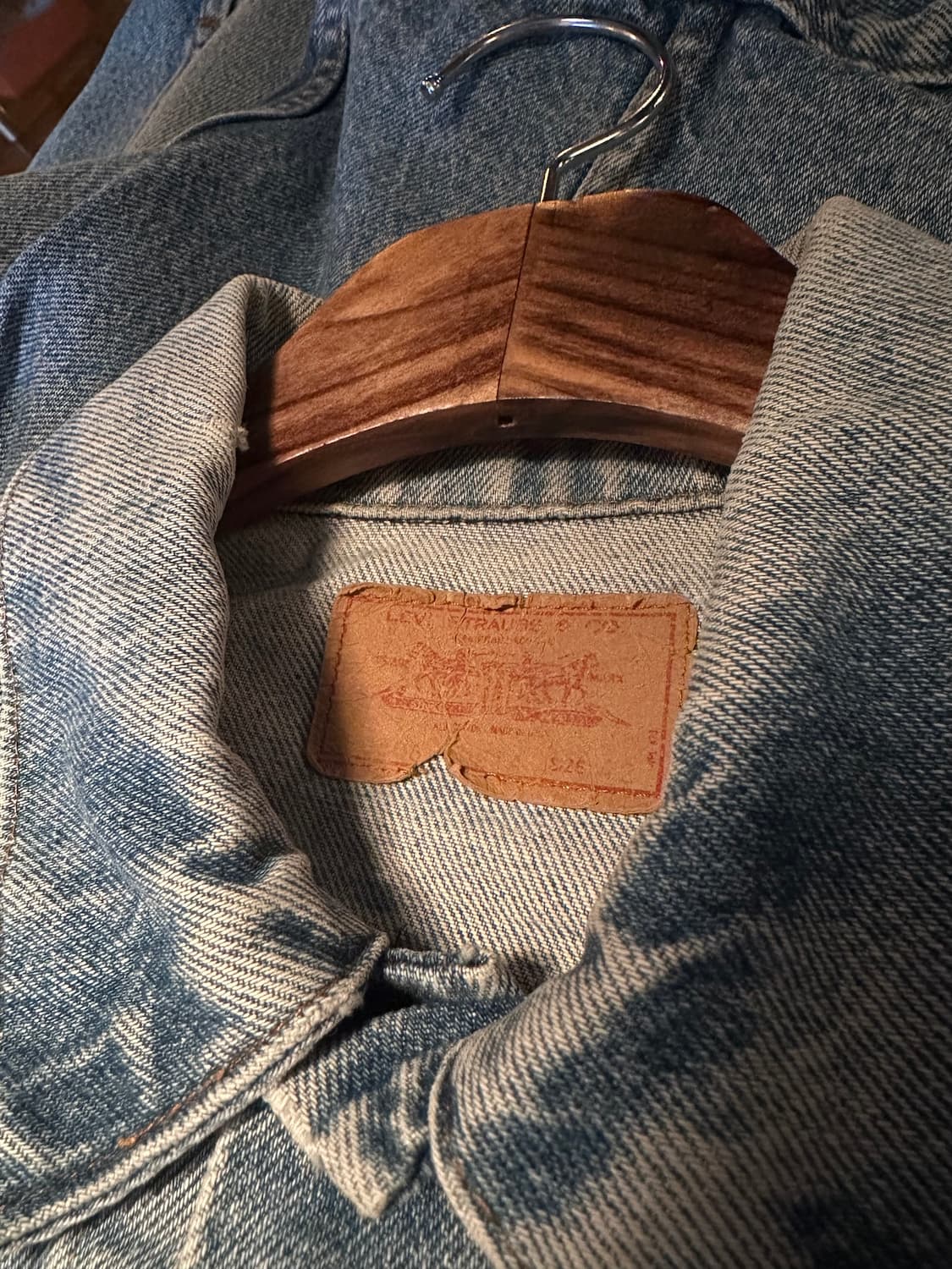 80s USA 빈티지 리바이스 3세대 데님 트러커 자켓 상품이미지6