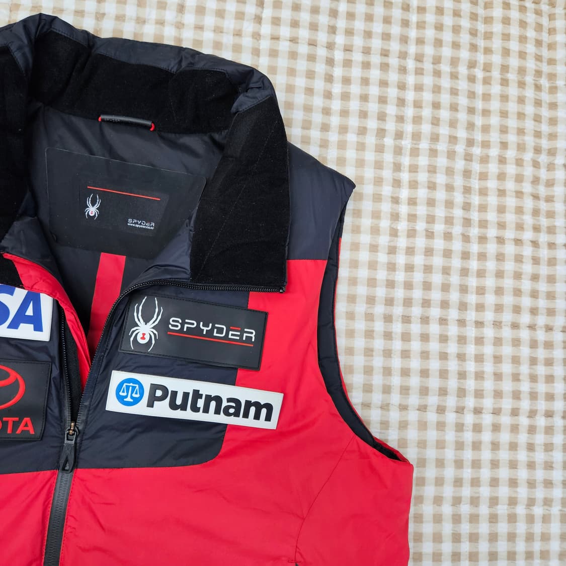 스파이더 오리털 패딩 베스트 남자100 상품이미지3