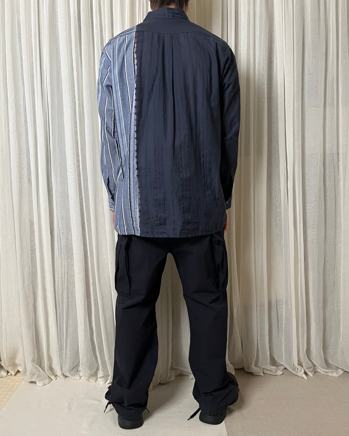 Suzusan stripe dye shirt 스즈산 스트라이프 다잉 셔츠 상품이미지8