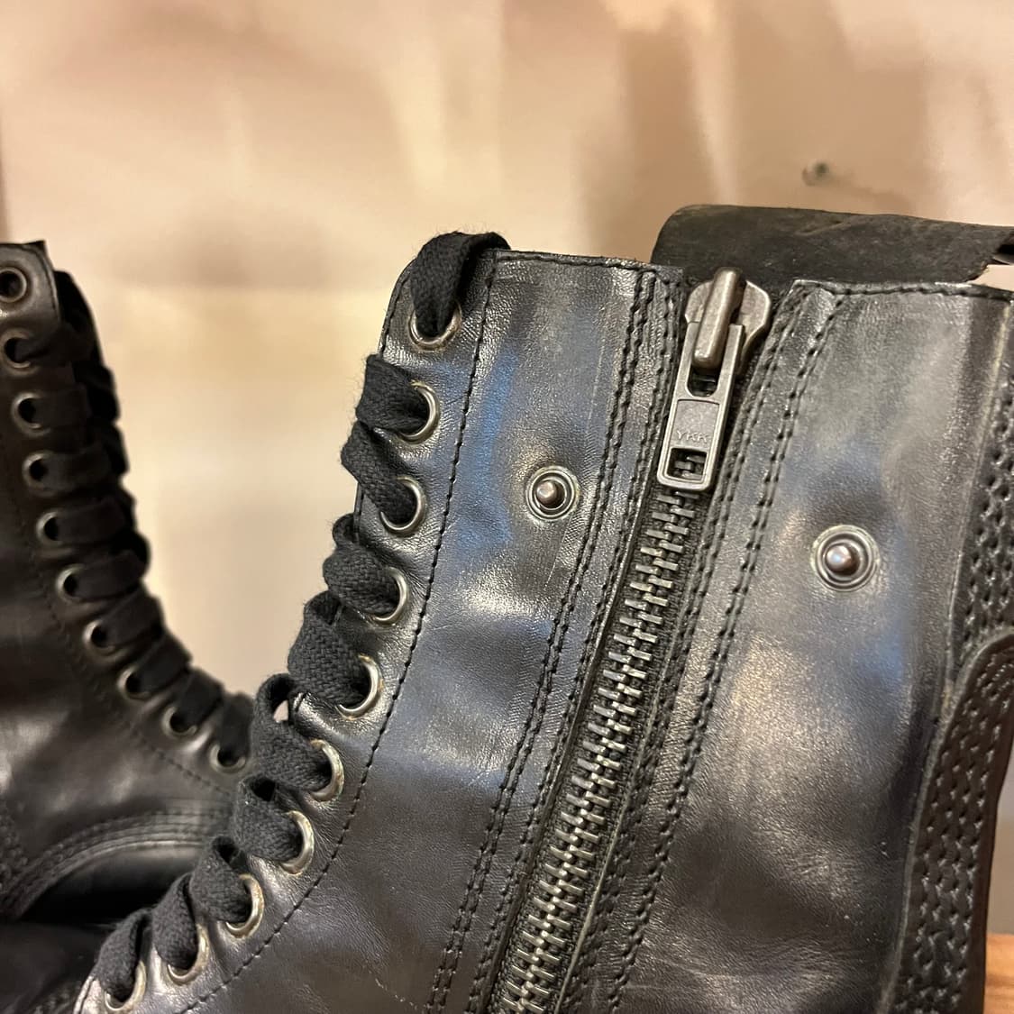 Ann Demeulemeester 앤드뮐미스터 컴뱃부츠 상품이미지6