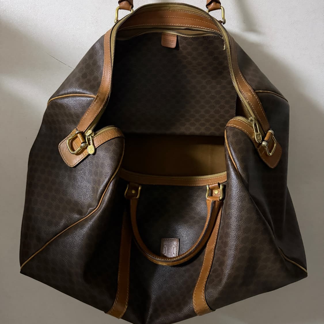 빈티지 셀린느 마카담 패턴 보스턴 여행구 상품이미지5