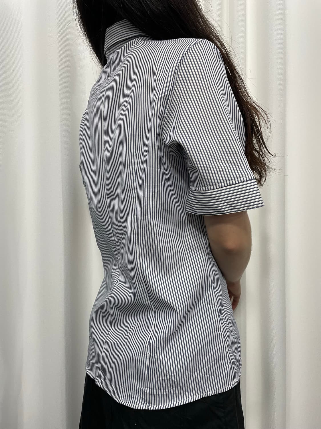 stripe shirring shirt 상품이미지3