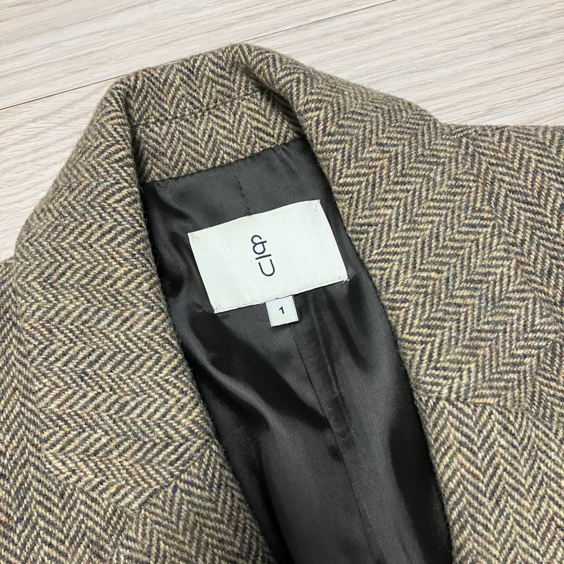 앤유 헤링본 울 자켓 (andyou) 상품이미지5