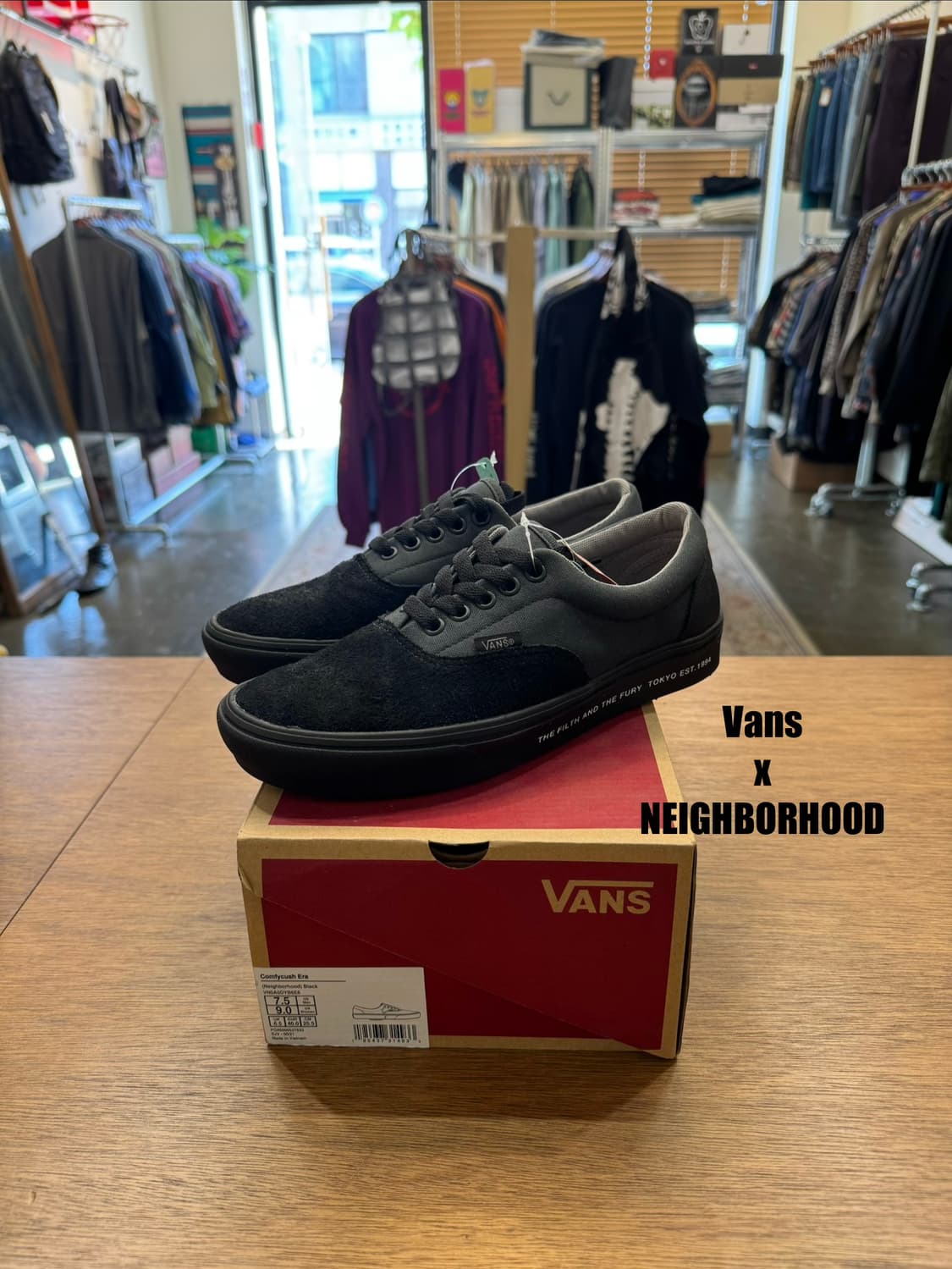 [255mm] 반스 x 네이버후드 컴피쿠시 에라 블랙 상품이미지1