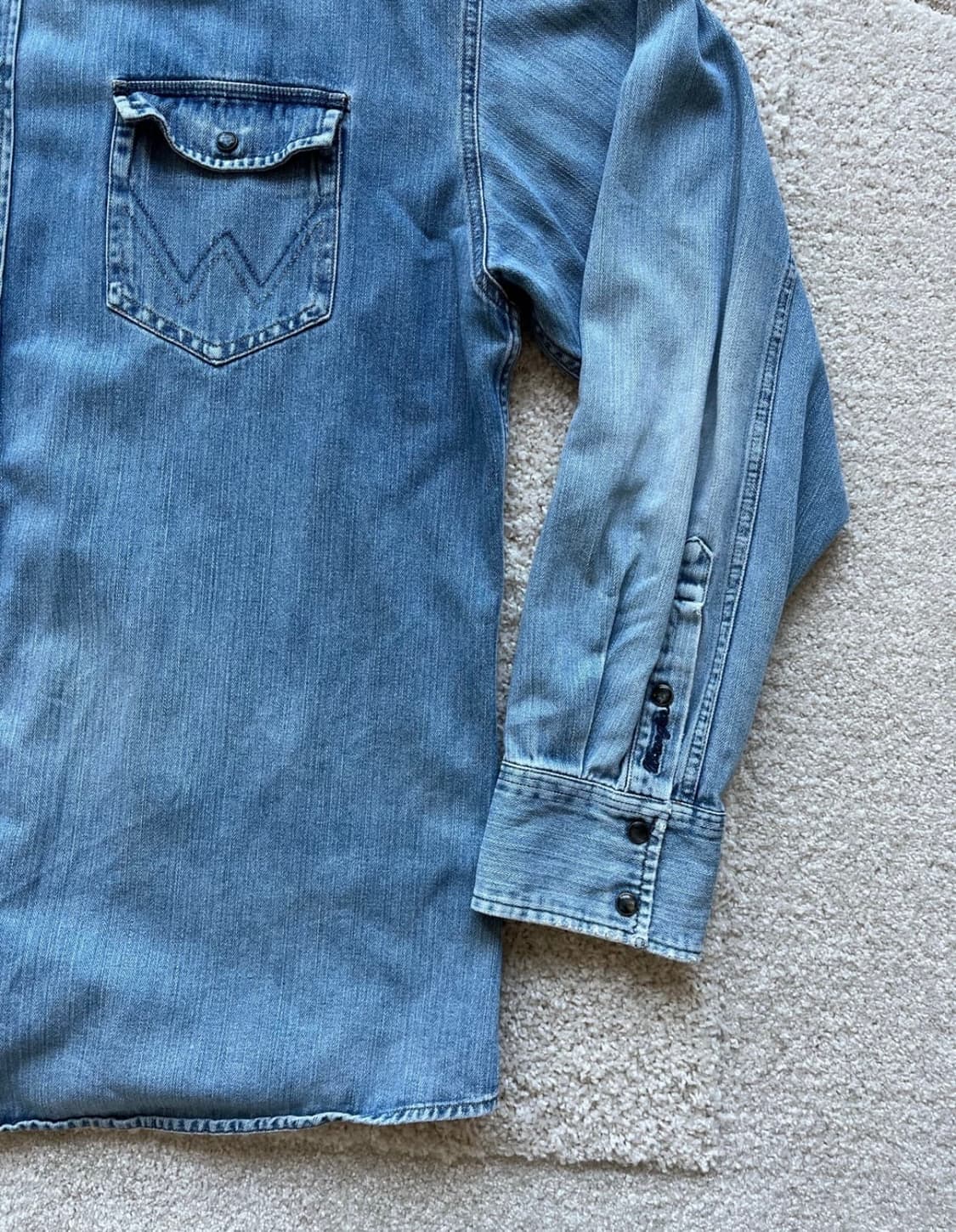 랭글러 웨스턴 데님 셔츠 상품이미지3