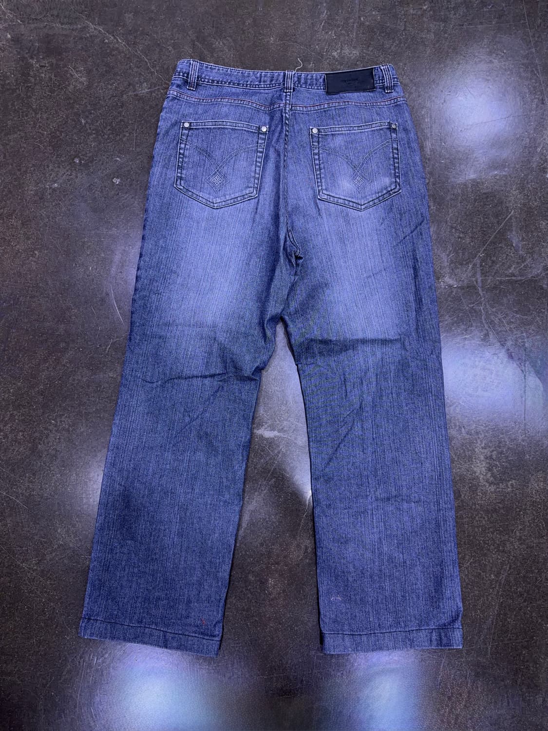 지방시 루즈핏 빈티지 워싱 쿨 그레이 데님팬츠 32 상품이미지2